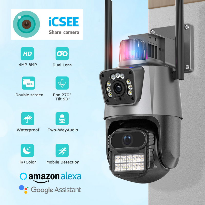 Cámara De Seguridad Ptz Alarma IC3441 - TDshop